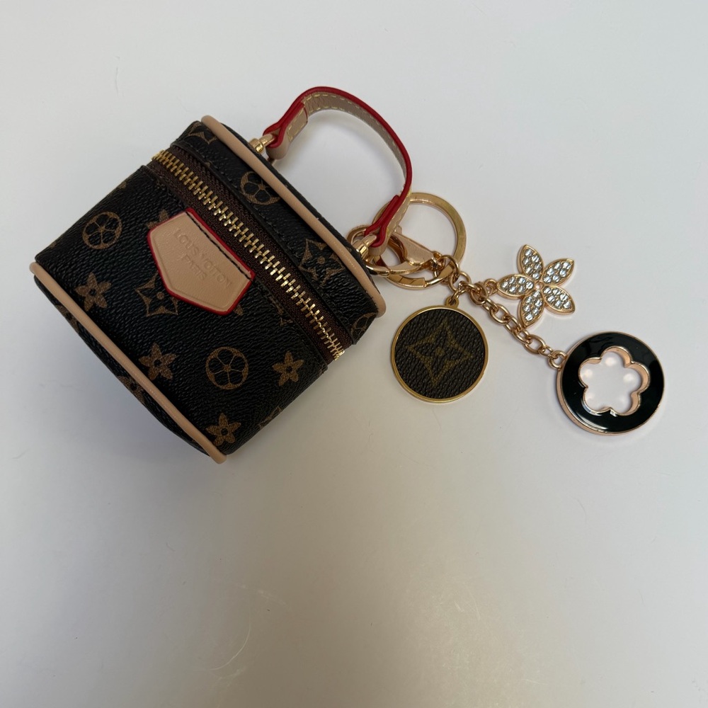 LV Like Mini Bag and Keychain NWOT